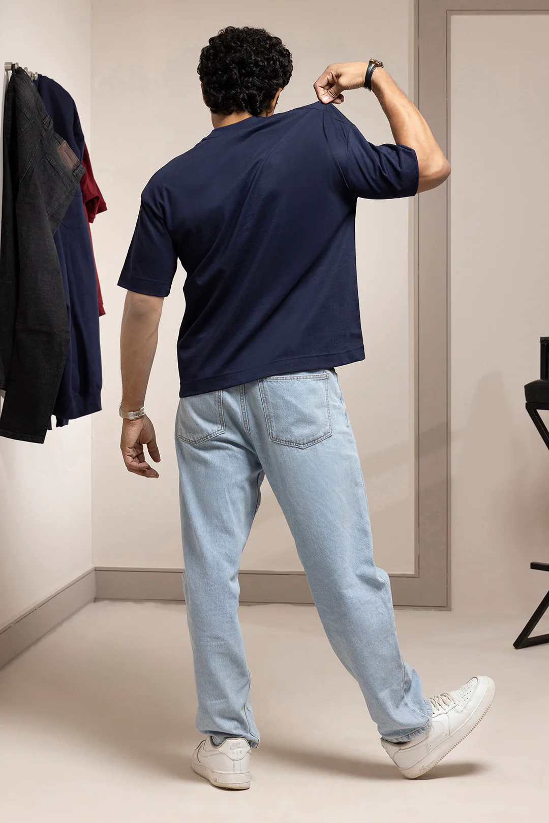 Basic Oversized T-Shirt - D003 - Image 7