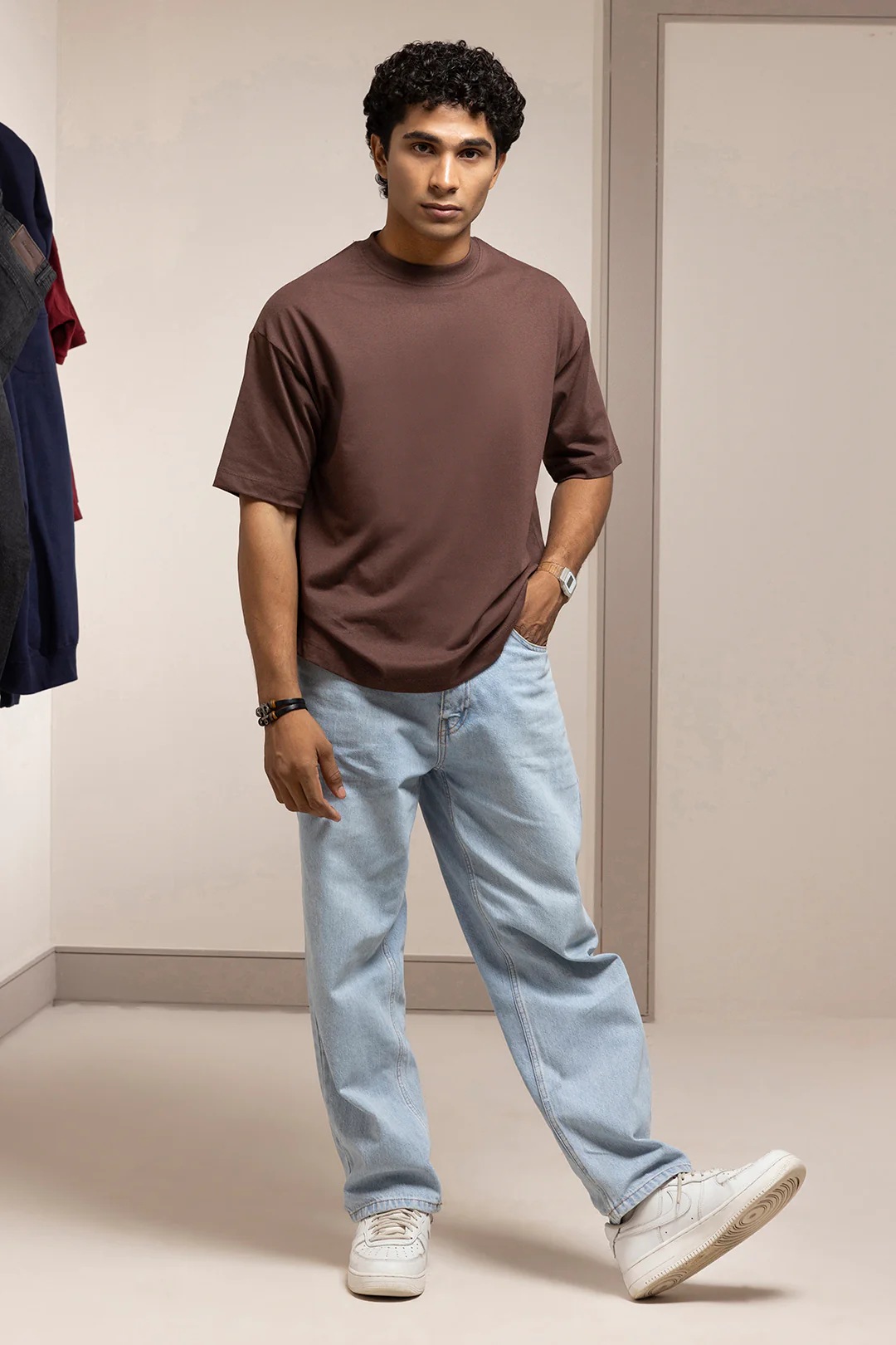 Basic Oversized T-Shirt - D004 - Image 4