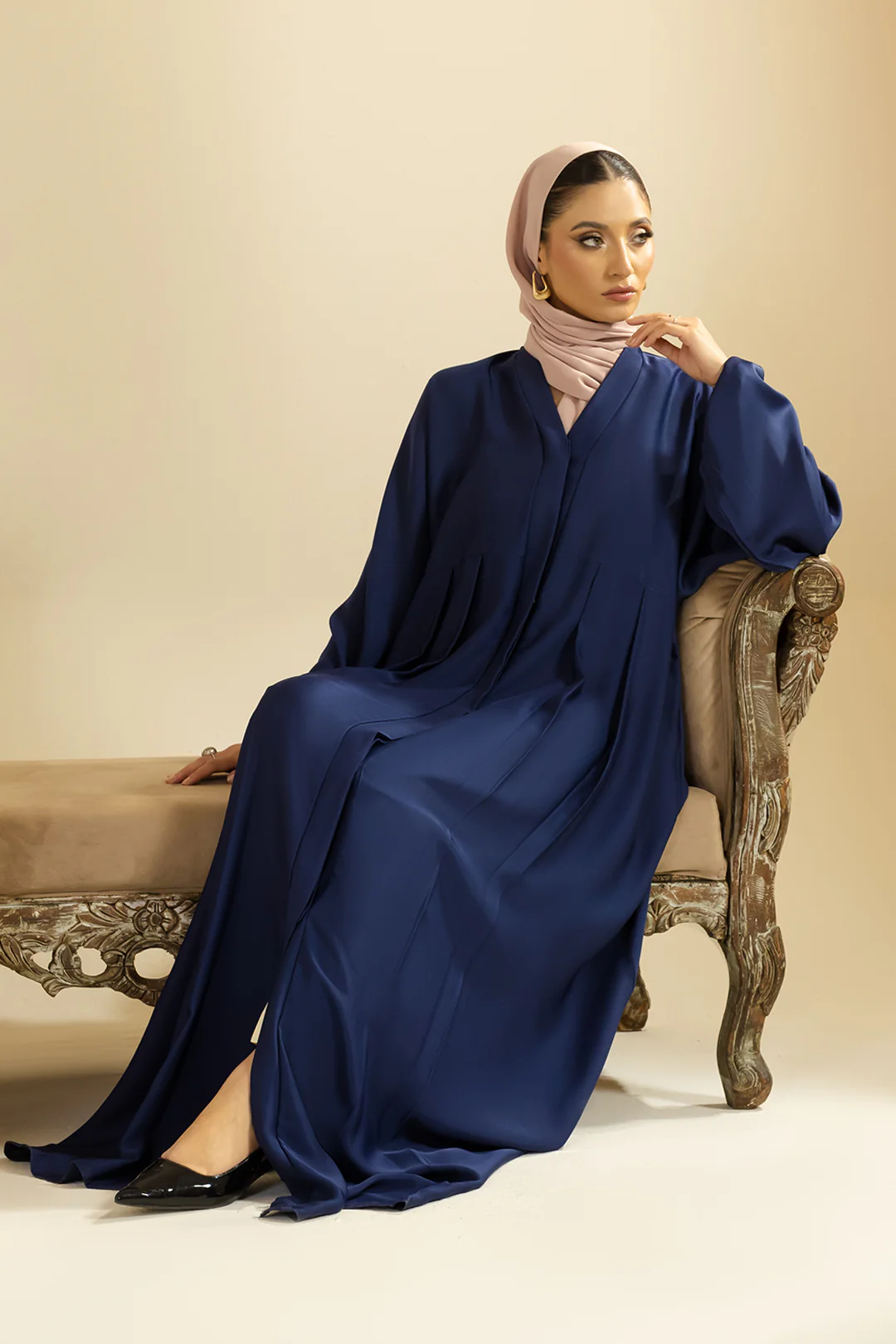 Button Thru Abaya - 5015 - Image 5