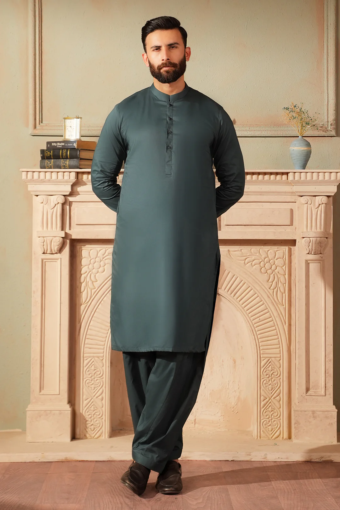 Comfort-Cotton Shalwar Kameez - 2629 - Image 3