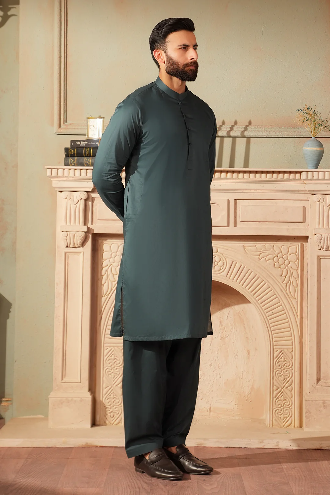 Comfort-Cotton Shalwar Kameez - 2629 - Image 4