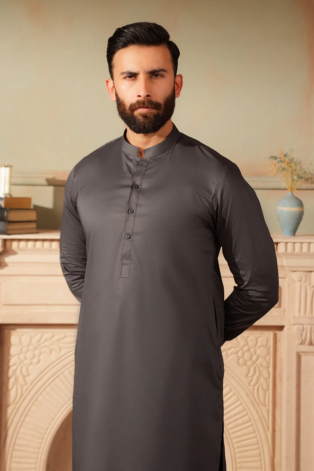 Comfort-Cotton Shalwar Kameez - 2631 - Image 2
