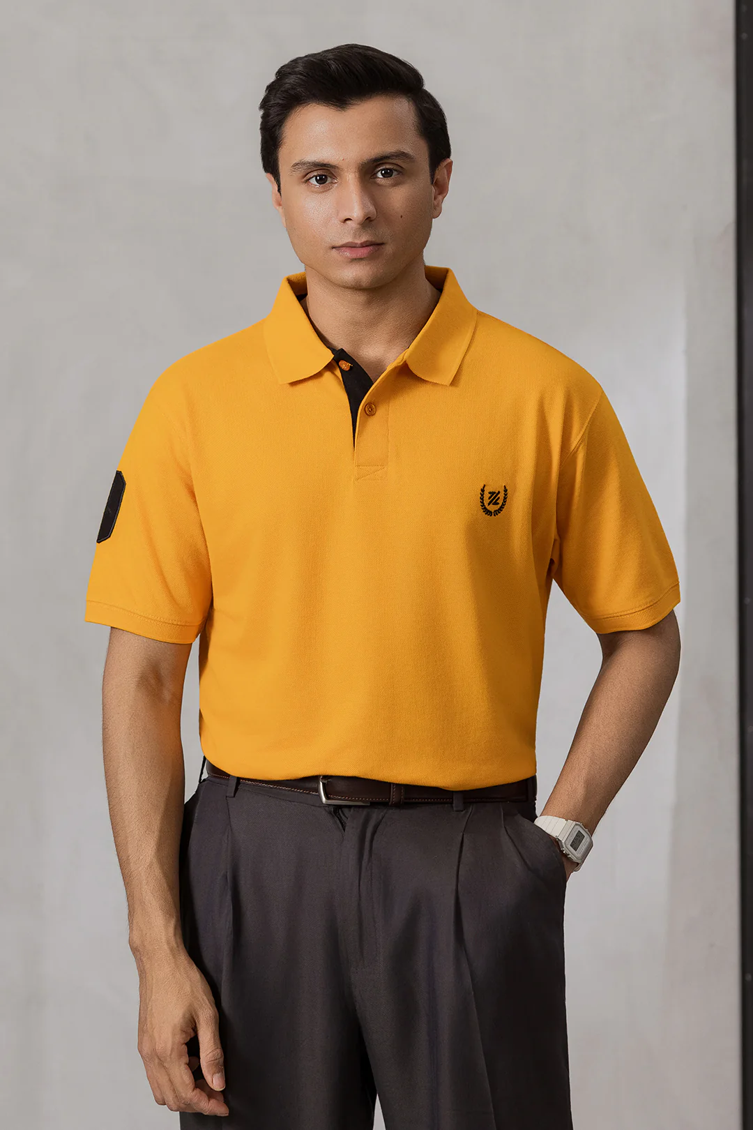 Contrast Placket Polo - 6004 - Image 18
