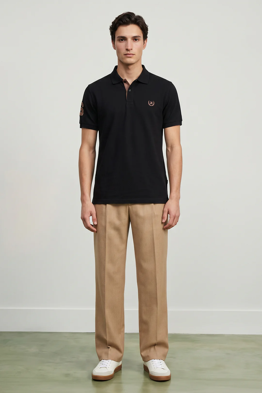 Contrast Placket Polo - 6004 - Image 2