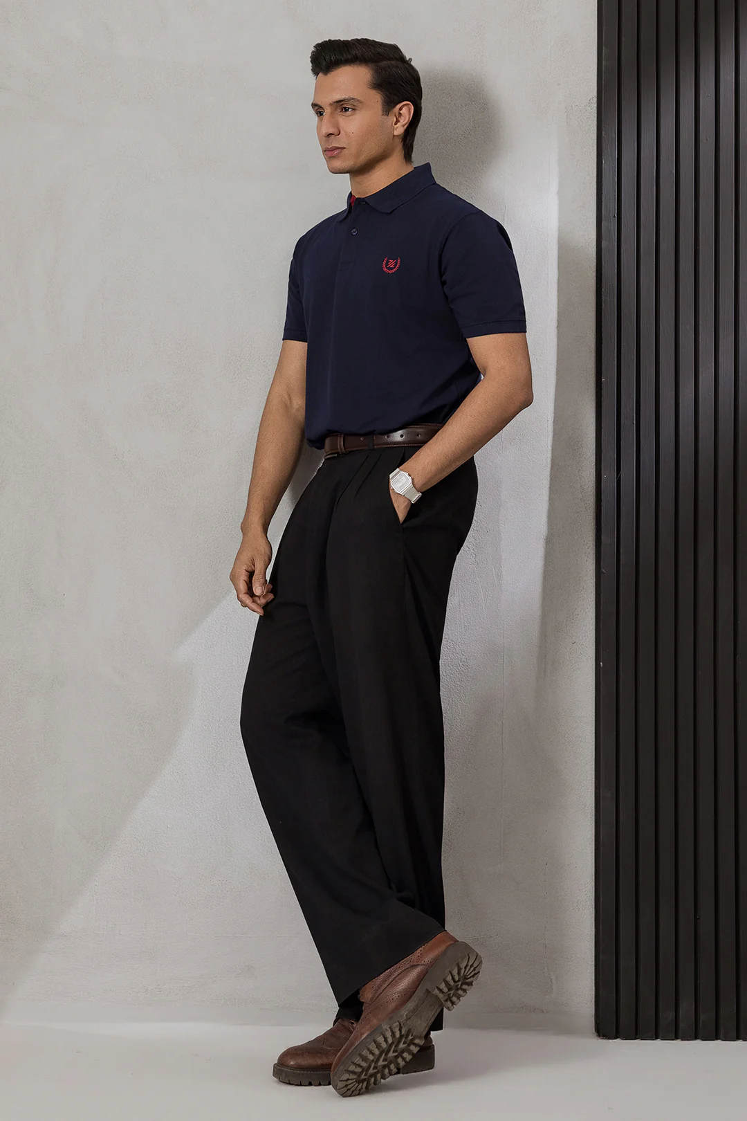 Contrast Placket Polo - 6004 - Image 23