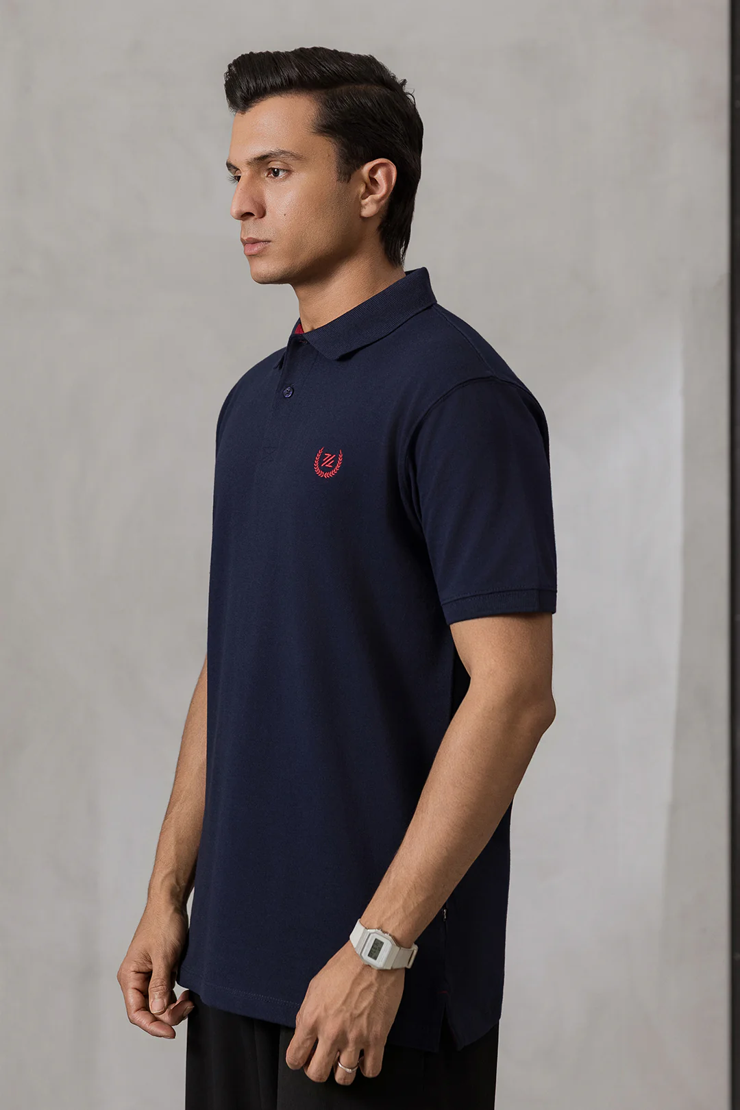 Contrast Placket Polo - 6004 - Image 29