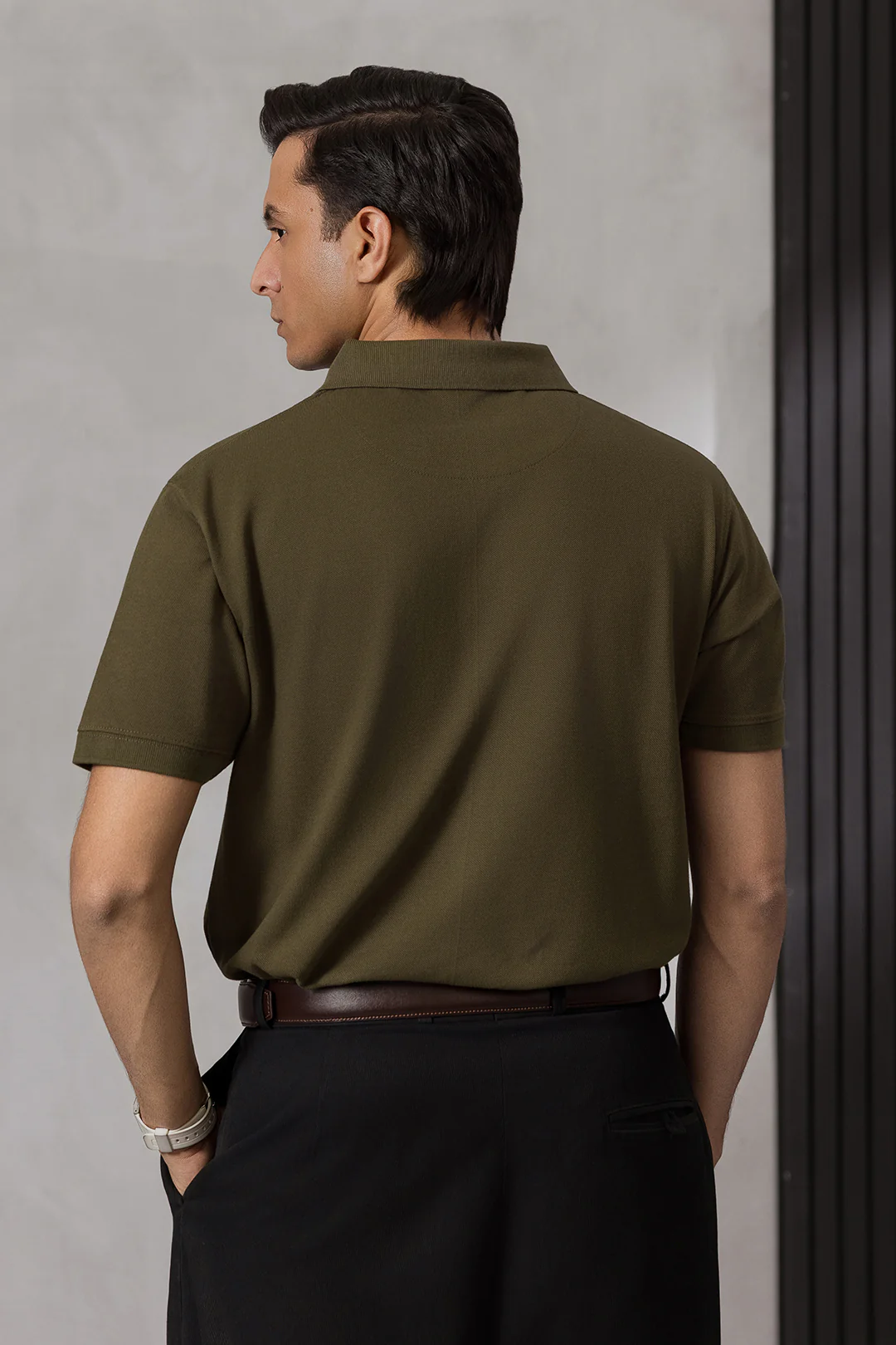 Contrast Placket Polo - 6004 - Image 36