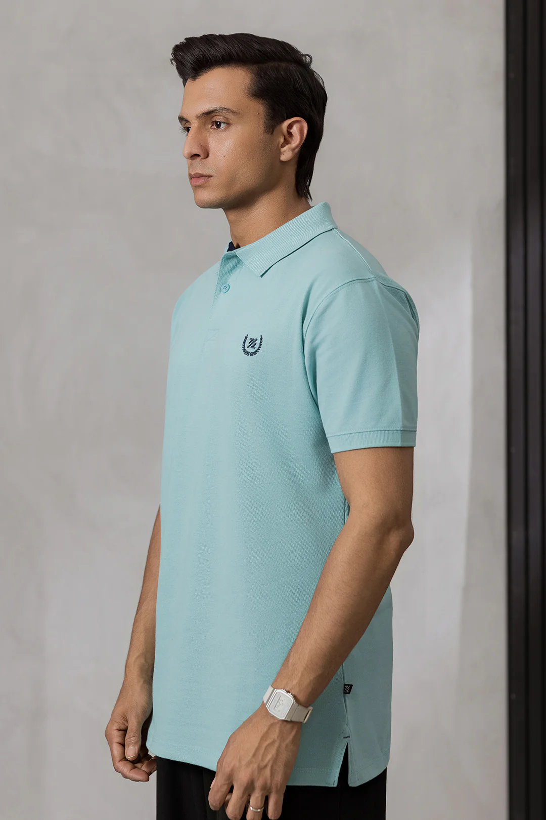 Contrast Placket Polo - 6004 - Image 47