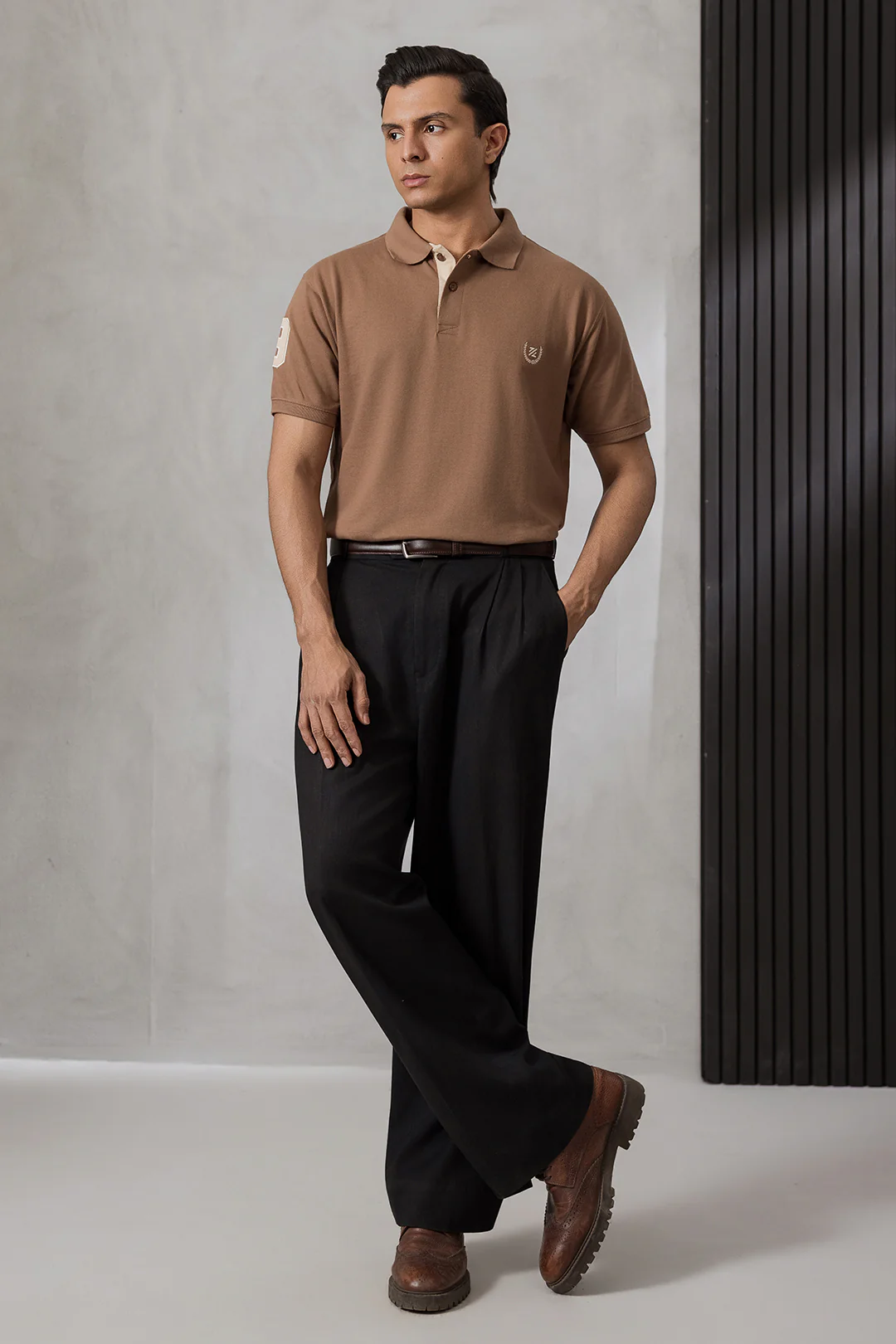 Contrast Placket Polo - 6004 - Image 8