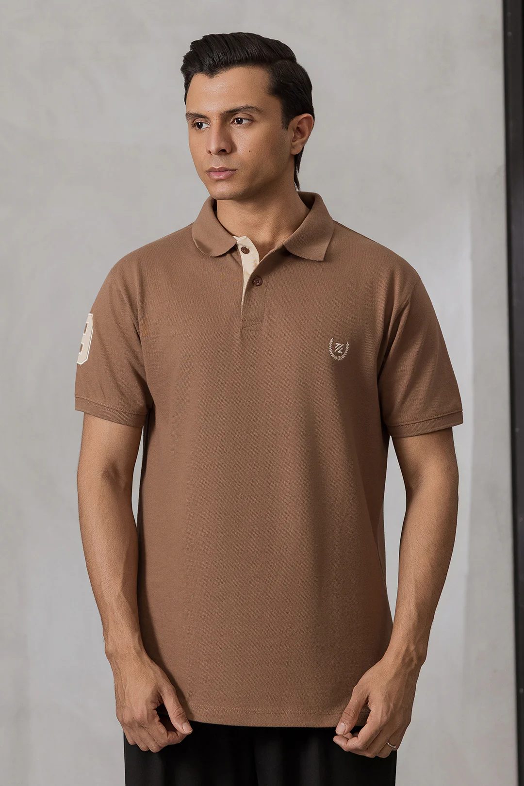 Contrast Placket Polo - 6004 - Image 9