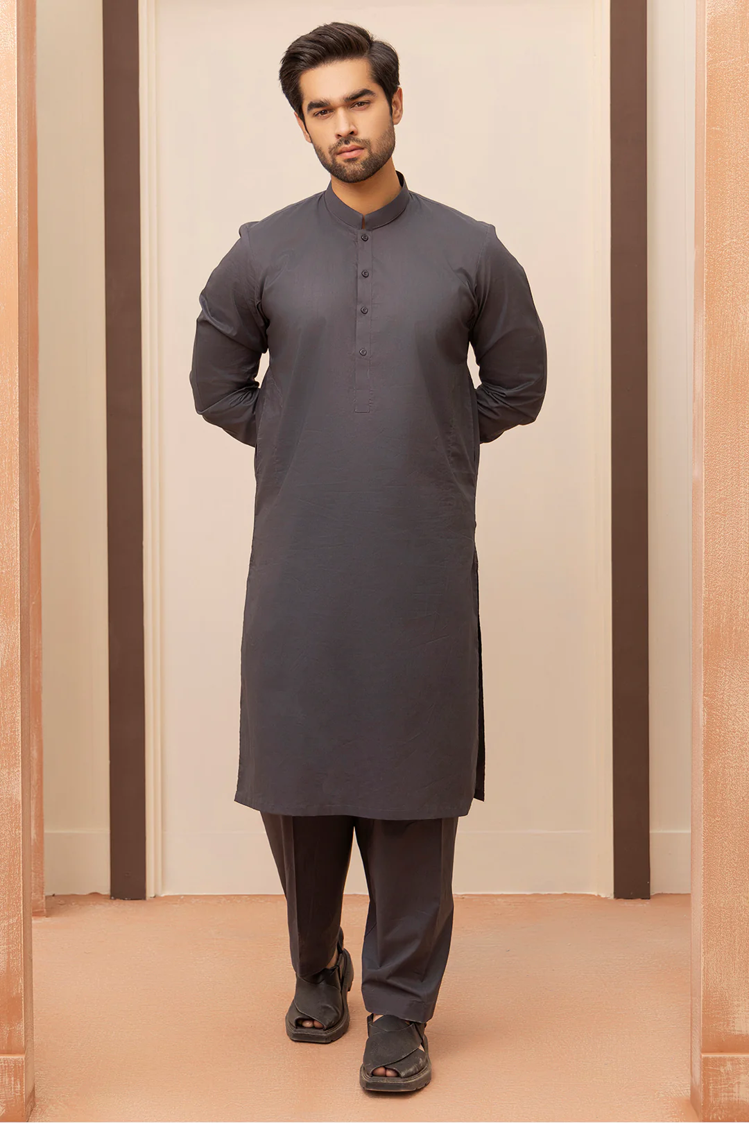 Comfort Cotton Shalwar Kameez - 0034 - Image 62