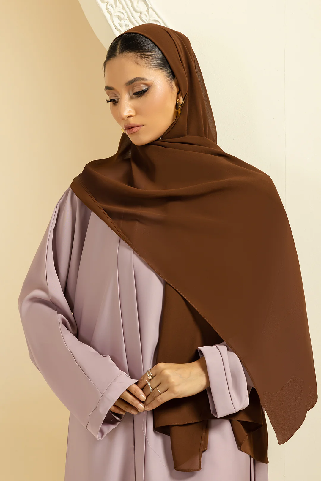 Double Upper Abaya - 5028 - Image 4