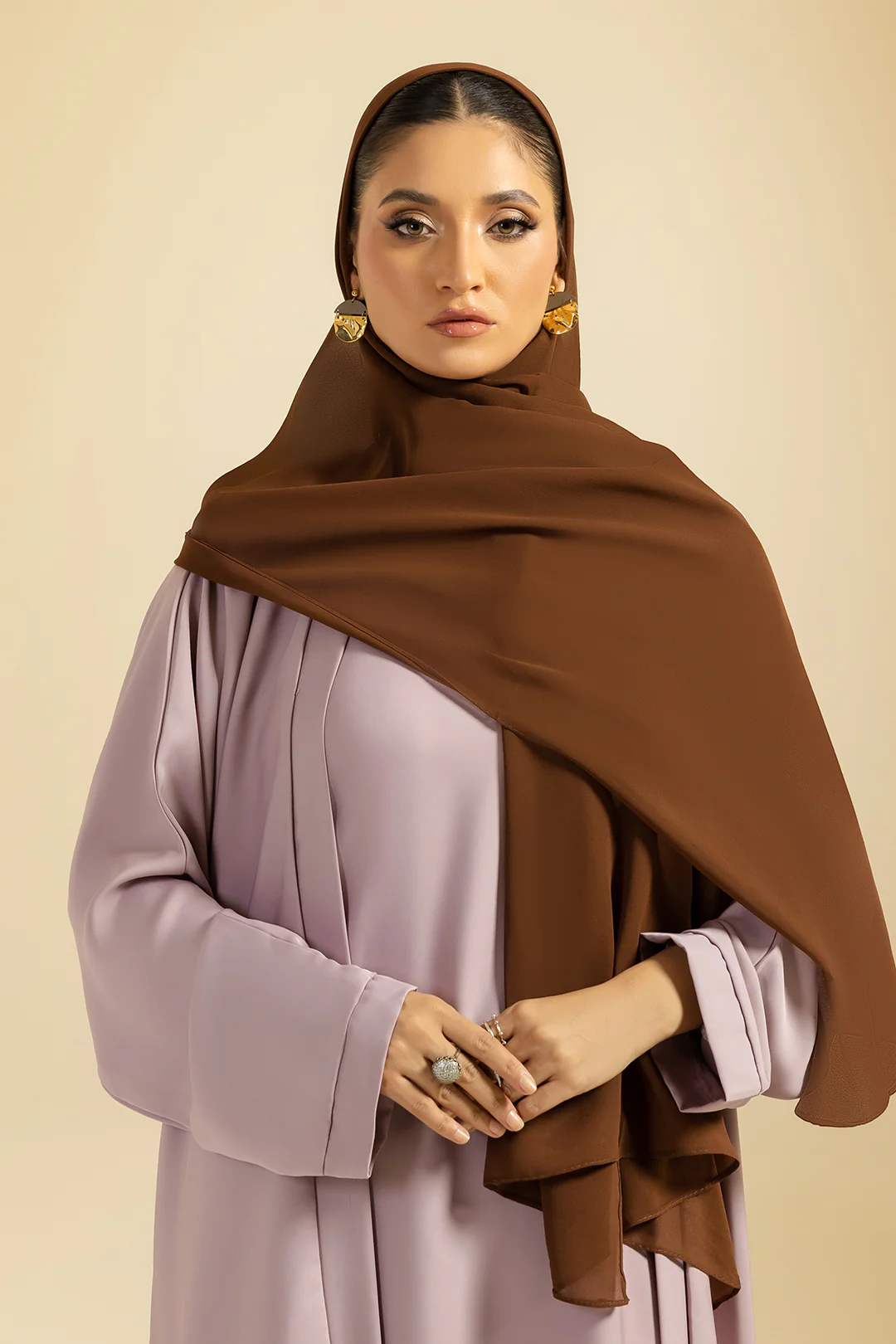 Double Upper Abaya - 5028 - Image 5
