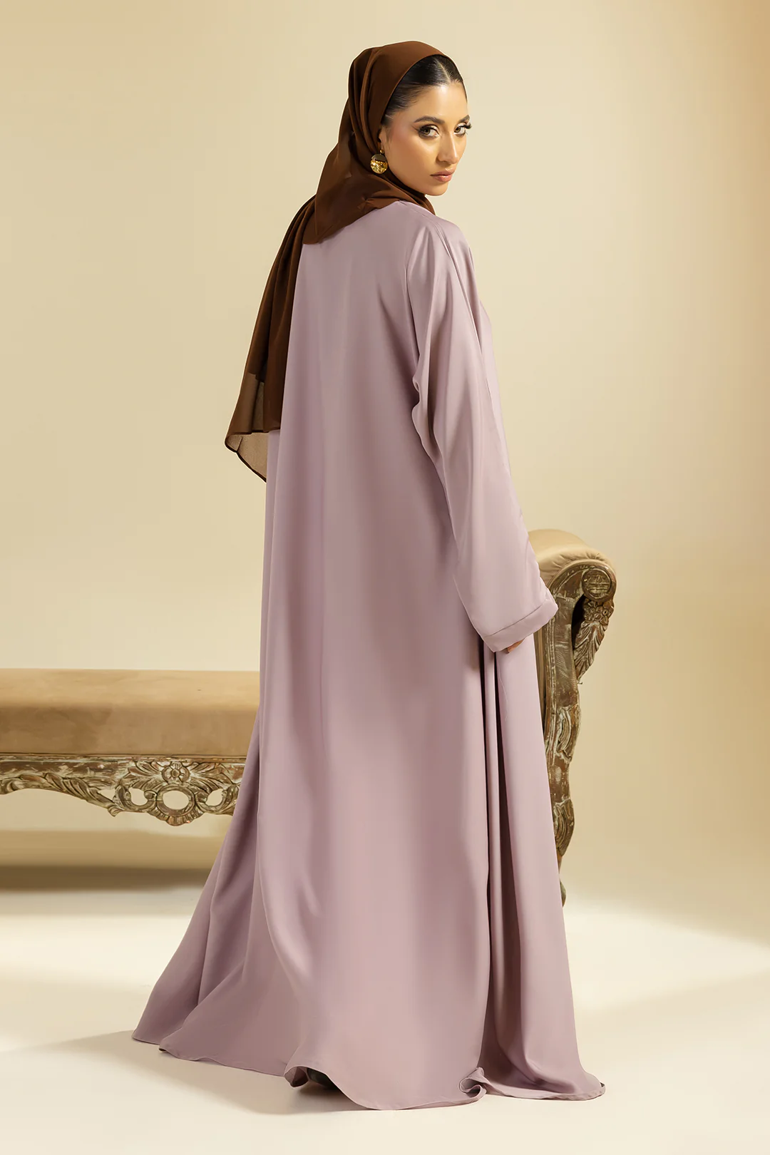 Double Upper Abaya - 5028 - Image 9