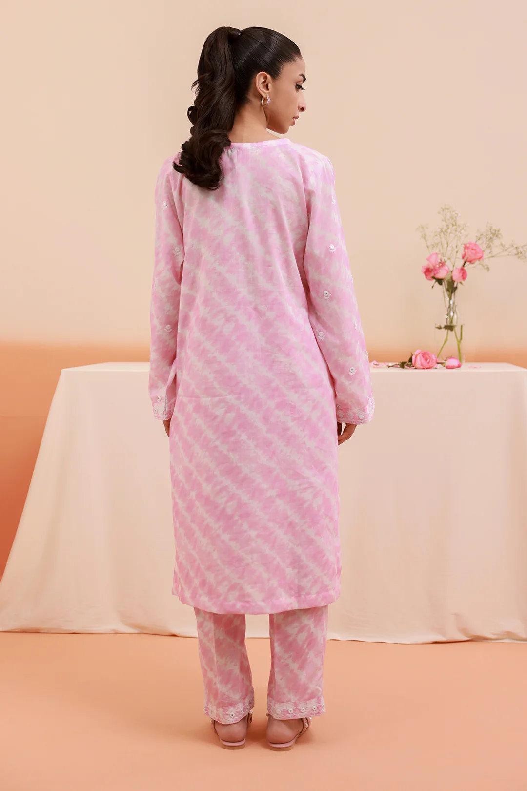 Embroidered Kurta Trouser - 3315 - Image 7