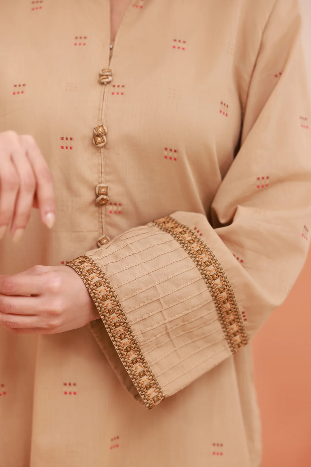 Embroidered Kurta Trouser - 3346 - Image 6
