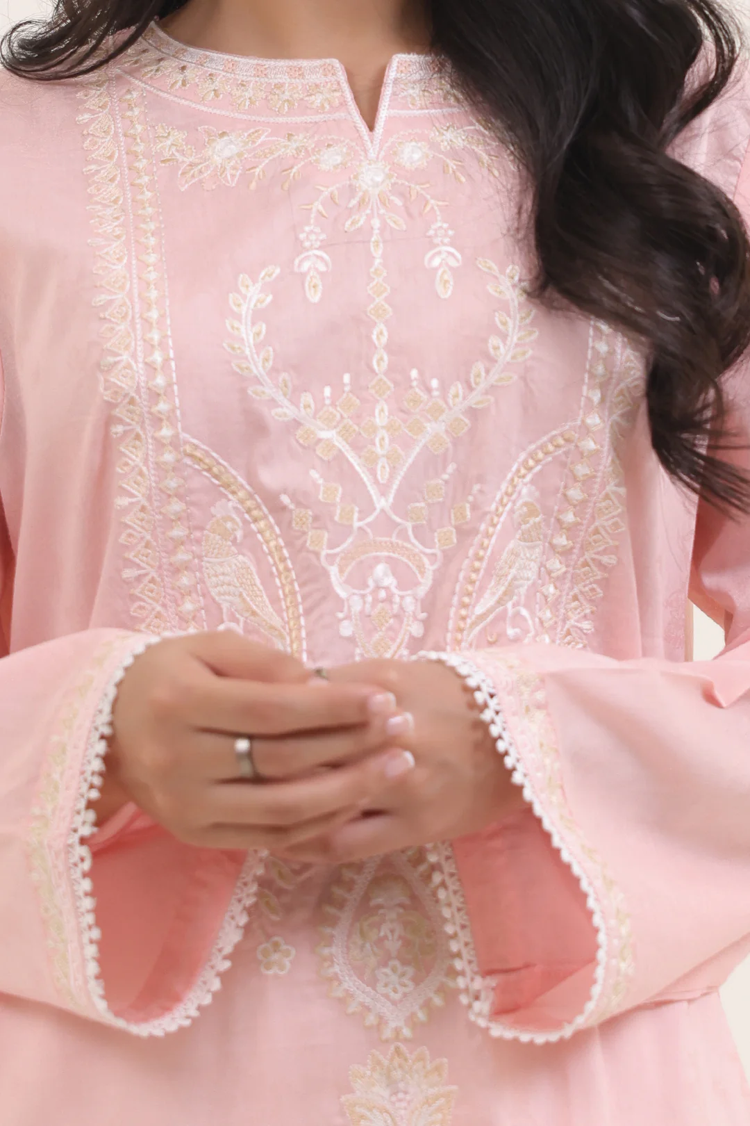 Embroidered Kurta - 1030 - Image 4