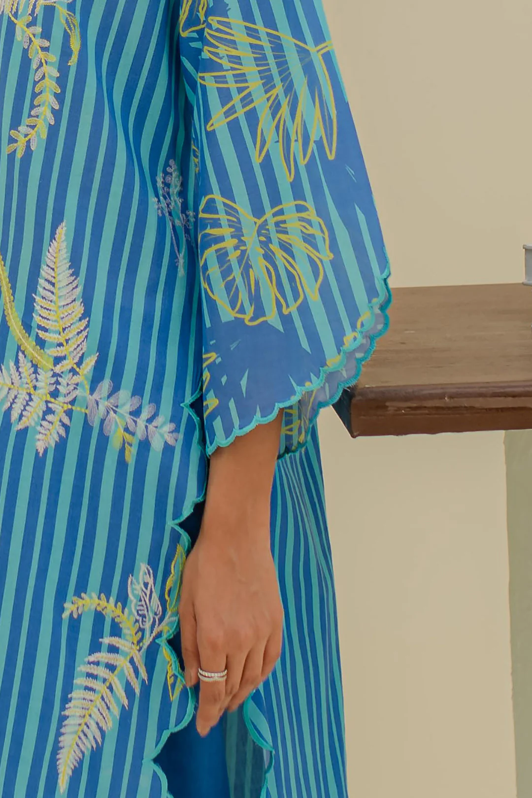 Embroidered Shirt Shalwar Dupatta - 1251 - Image 5