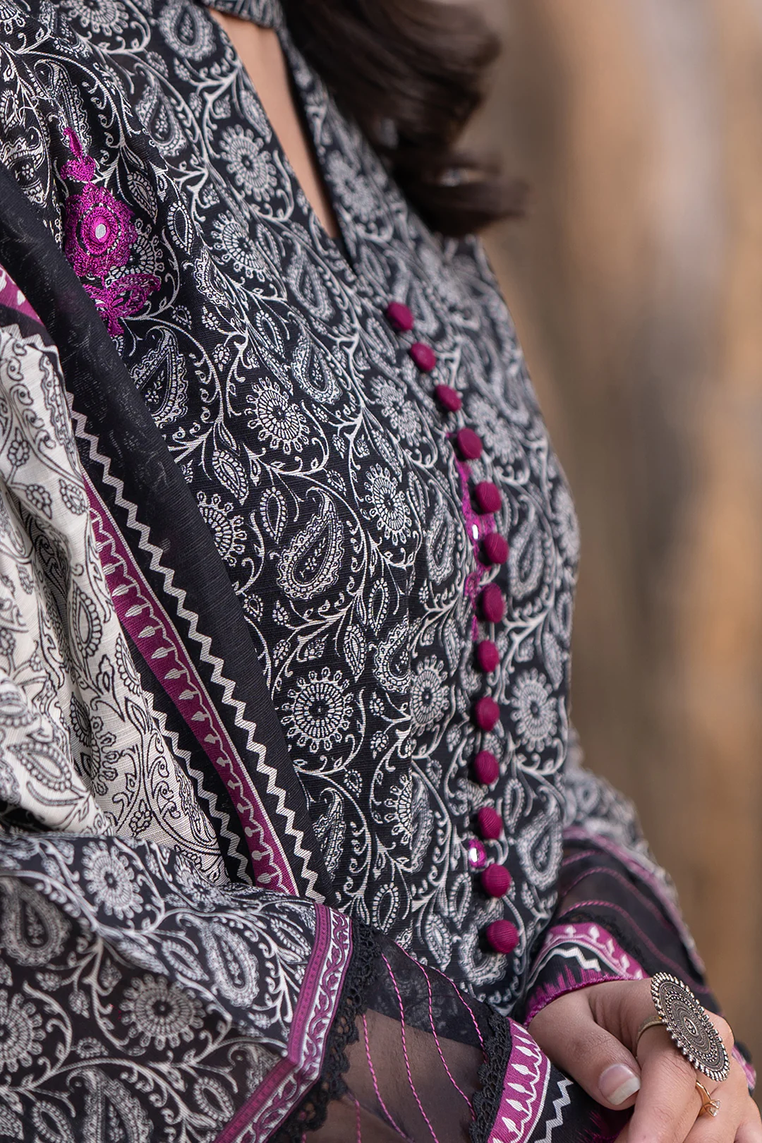 Embroidered Shirt Shalwar Dupatta - 0592