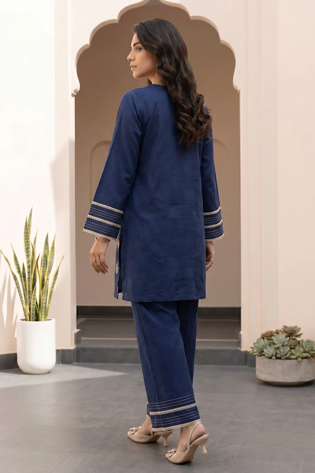 Embroidered Shirt Shalwar - 1217 - Image 6