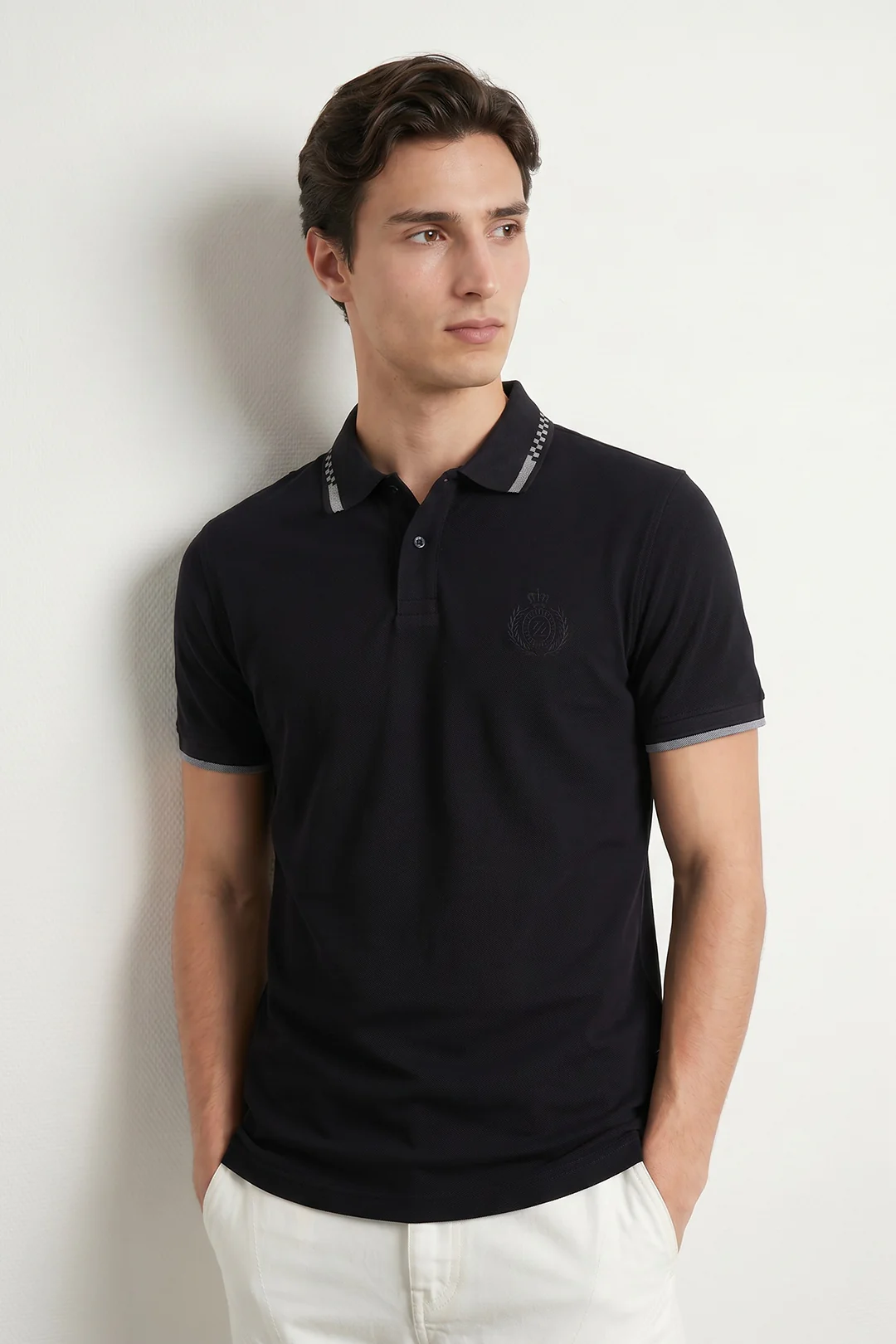 Geomatery Collar Polo - 6002 - Image 4