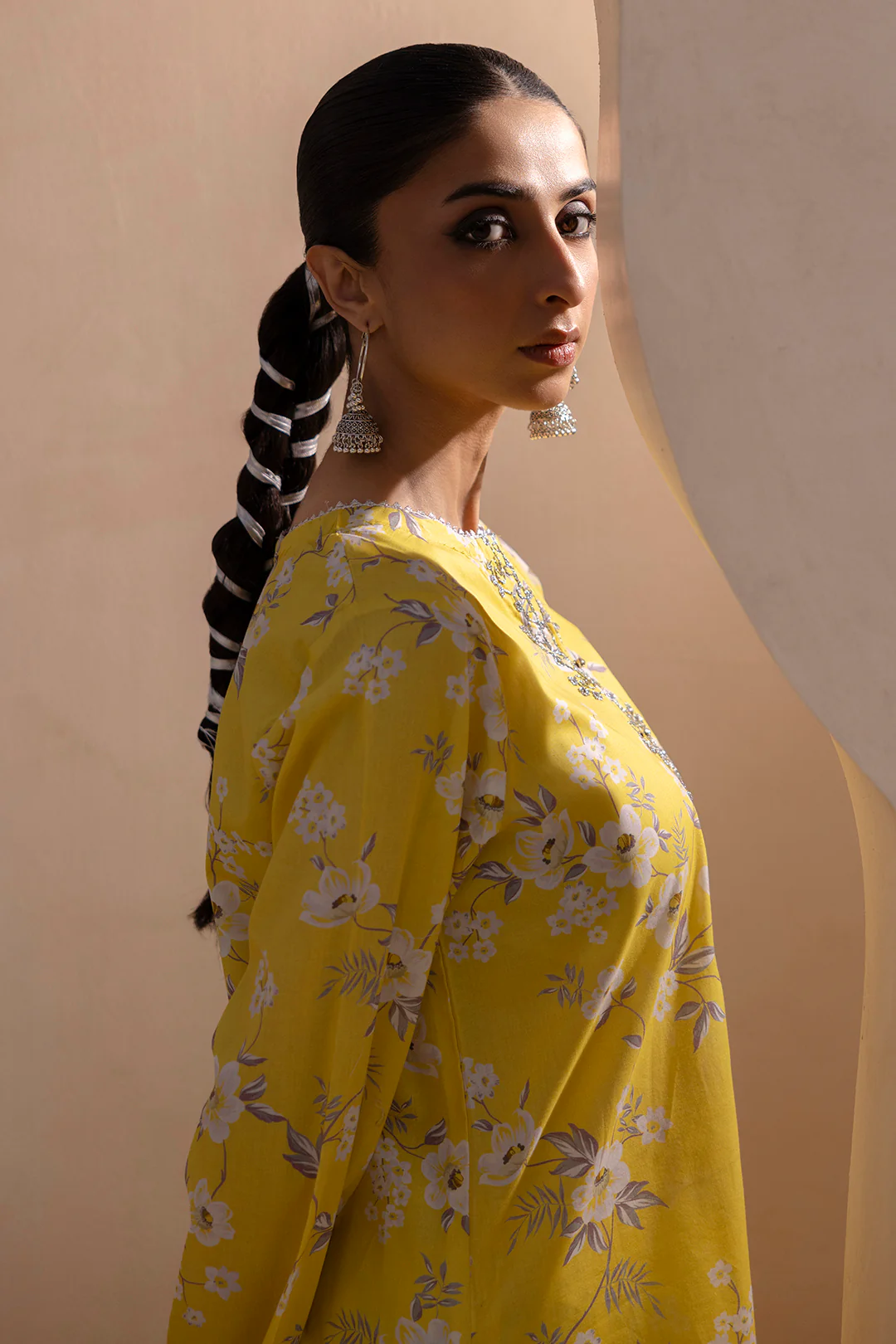 Embroidered Gharara Suit - 1686 - Image 9