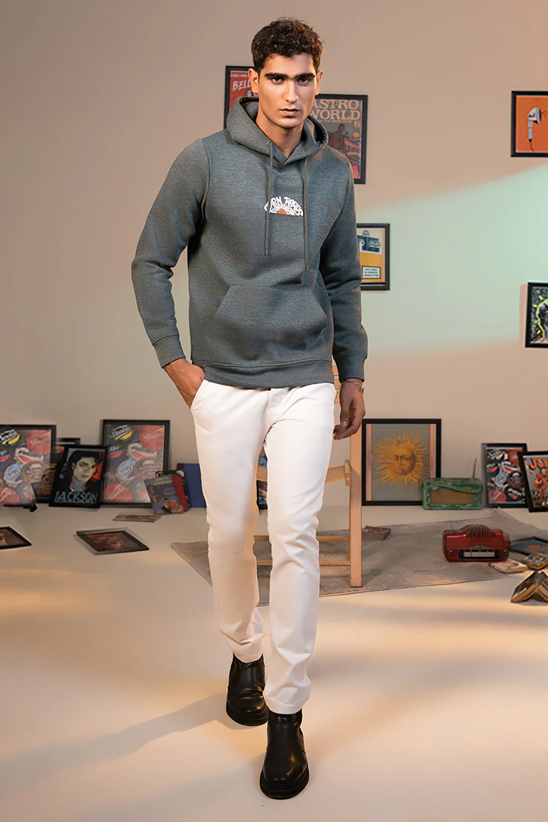 Graphic Hoodie - 3008 - Image 3