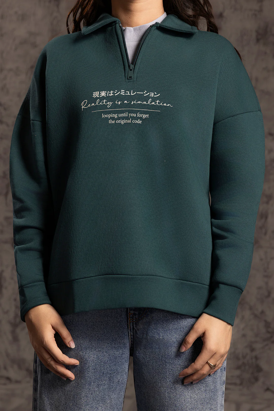 Graphic Sweat Shirt - 5004 - Image 11