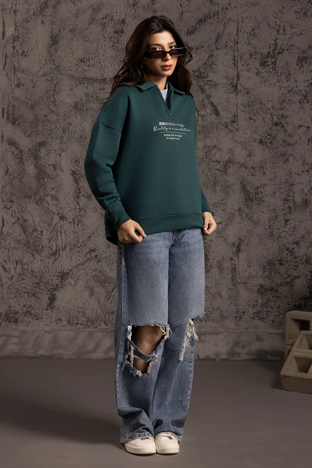 Graphic Sweat Shirt - 5004 - Image 5