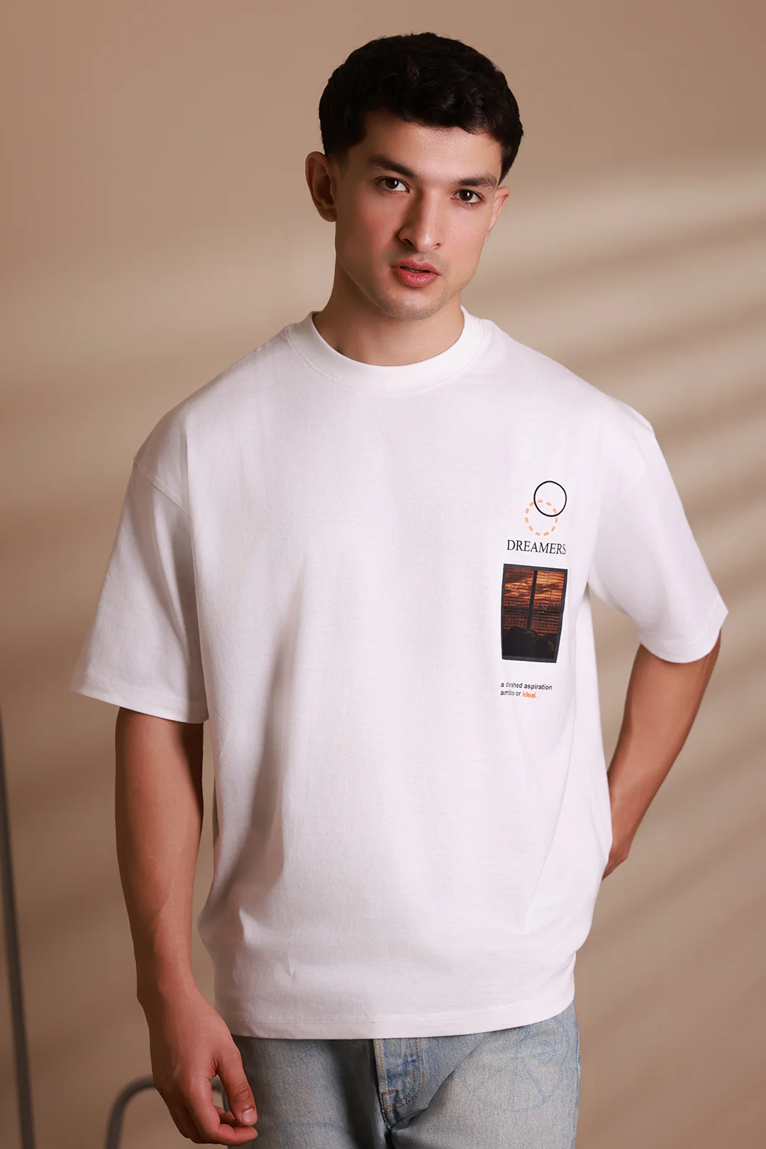 Oversized Graphic T-Shirt - D005