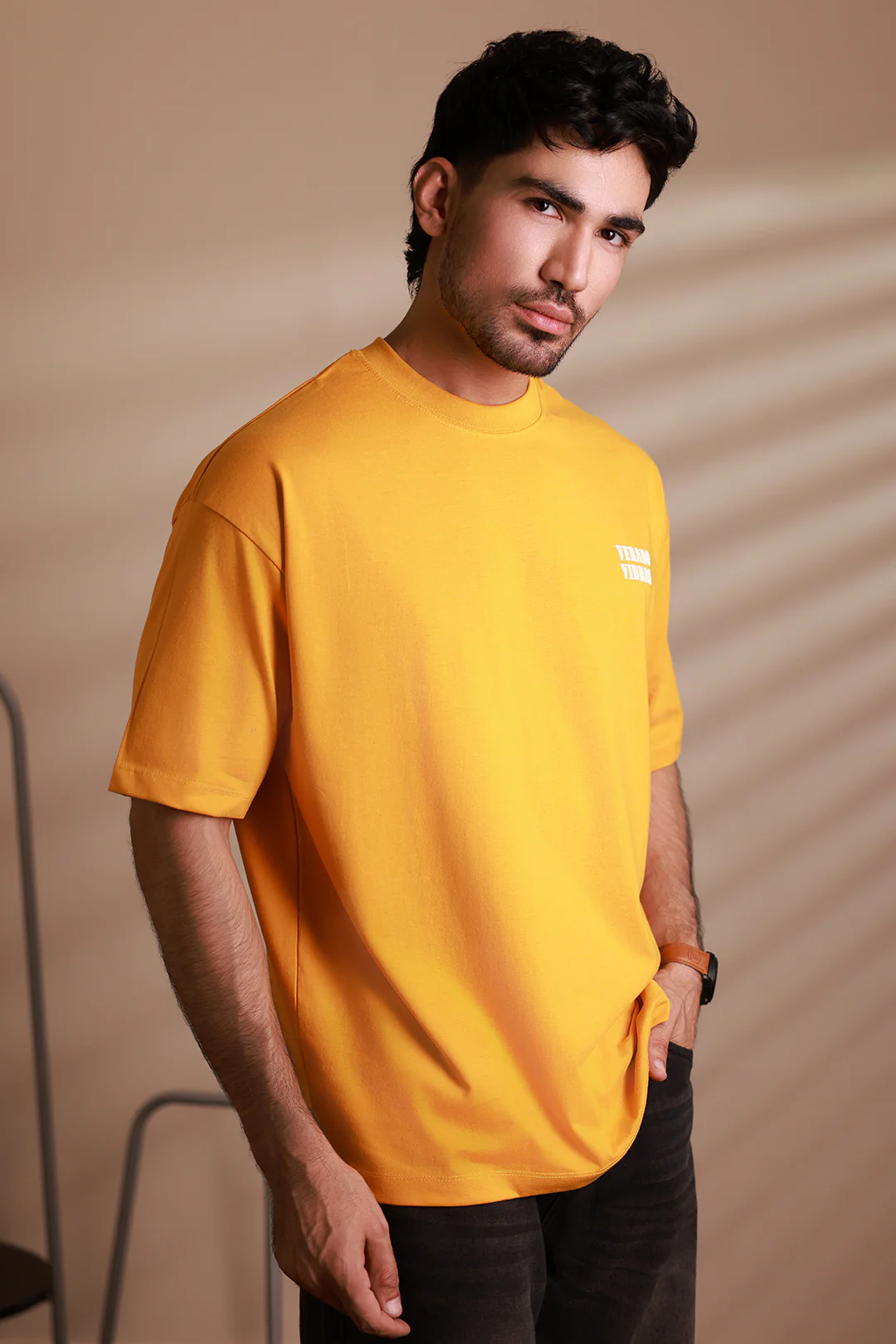 Oversized Graphic T-Shirt - D017 - Image 3