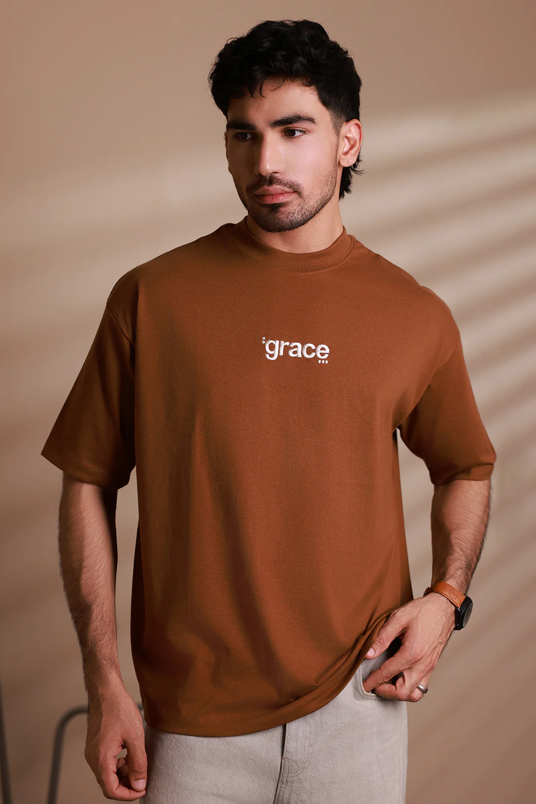 Oversized Graphic T-Shirt - D023 - Image 3