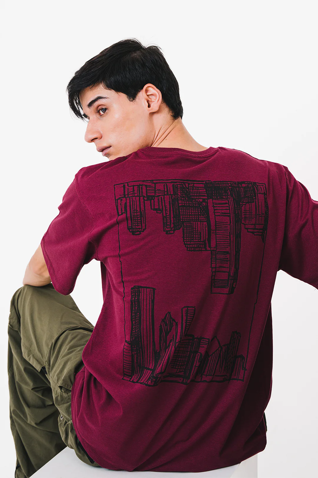 Relax Graphic T-Shirt - X094 - Image 5