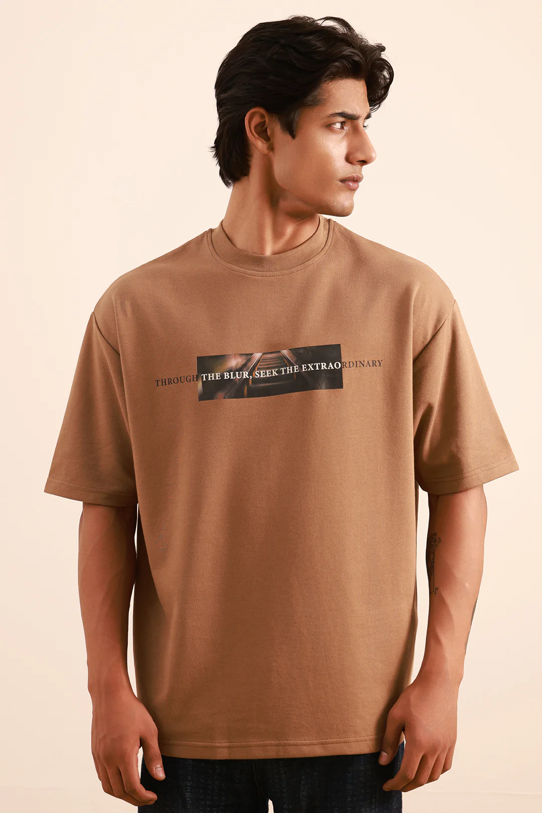 Oversized Graphic T-Shirt - 4010 - Image 3