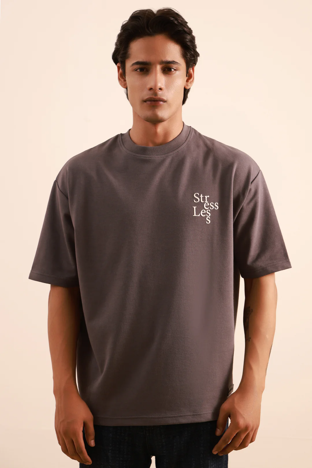 Oversized Graphic T-Shirt - 4014 - Image 2
