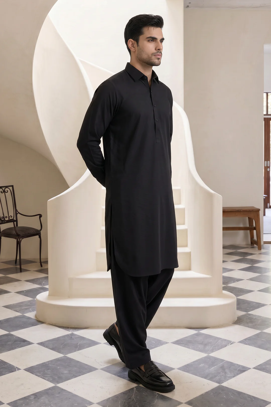Heritage Shalwar Kameez - 6117 - Image 4