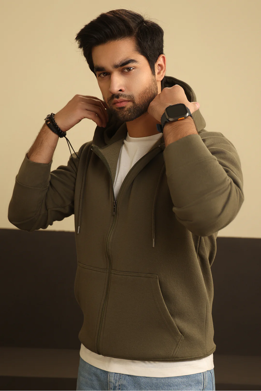 Zipper Hoodie - 5001 - Image 2