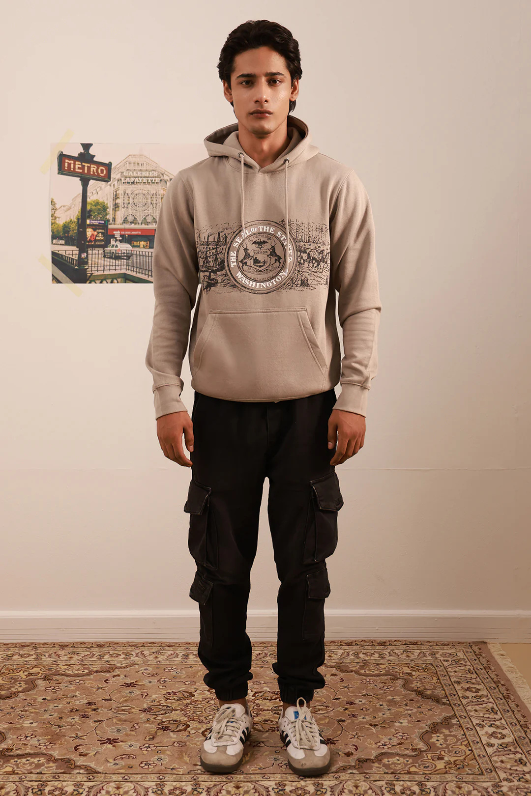 Graphic Hoodie - 5011 - Image 3