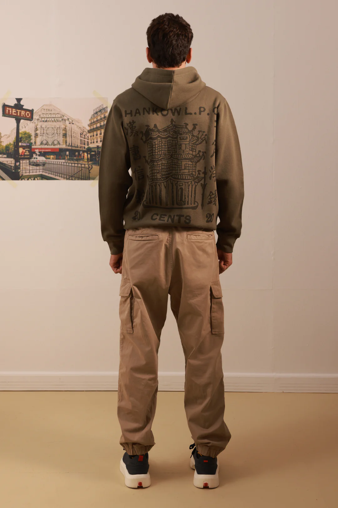 Graphic Zipper Hoodie - 5010 - Image 9