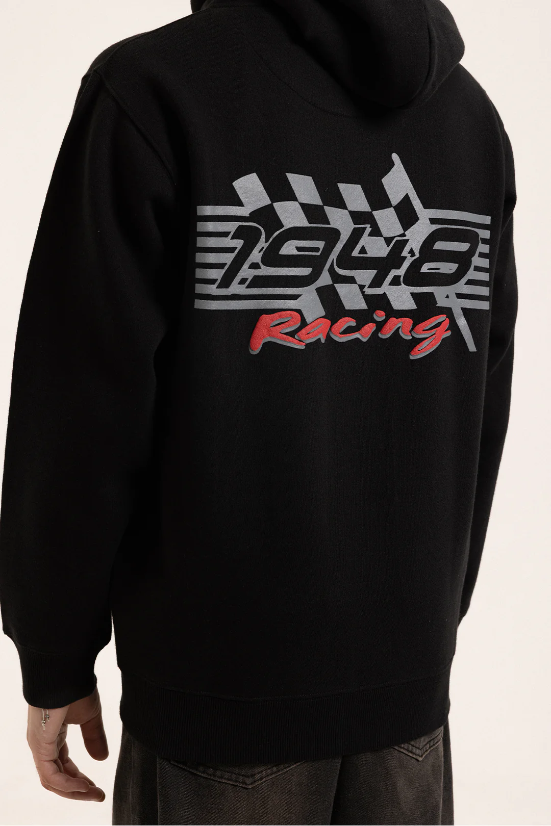 Graphic Zipper Hoodie - 5013 - Image 7