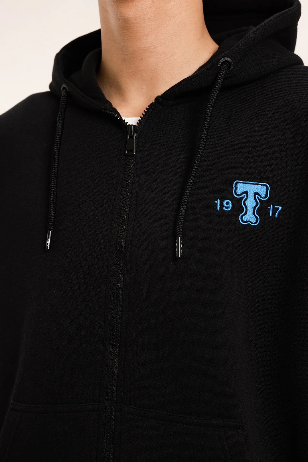 Graphic Zipper Hoodie - 5014 - Image 3