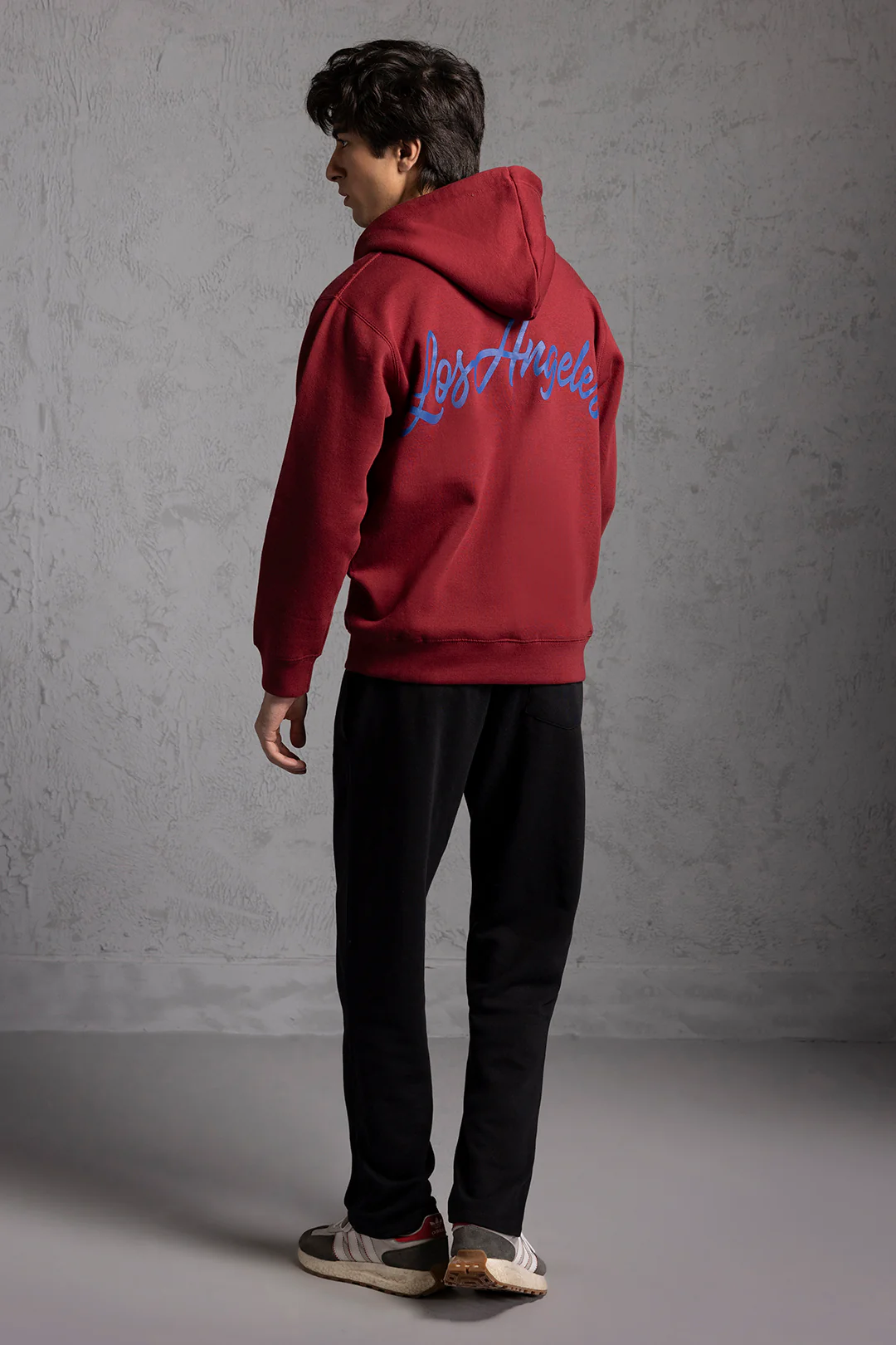 Graphic Zipper Hoodie - 5021 - Image 3