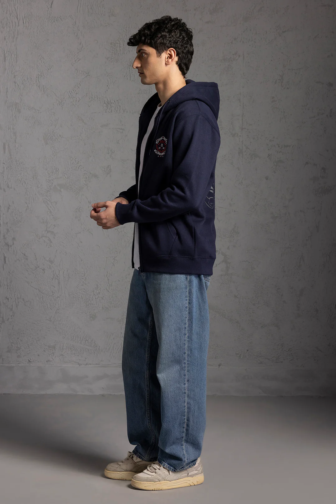 Graphic Zipper Hoodies - 5016 - Image 7