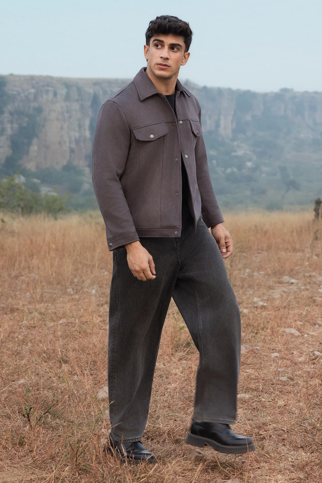Faux Suede Jacket - 5007 - Image 6