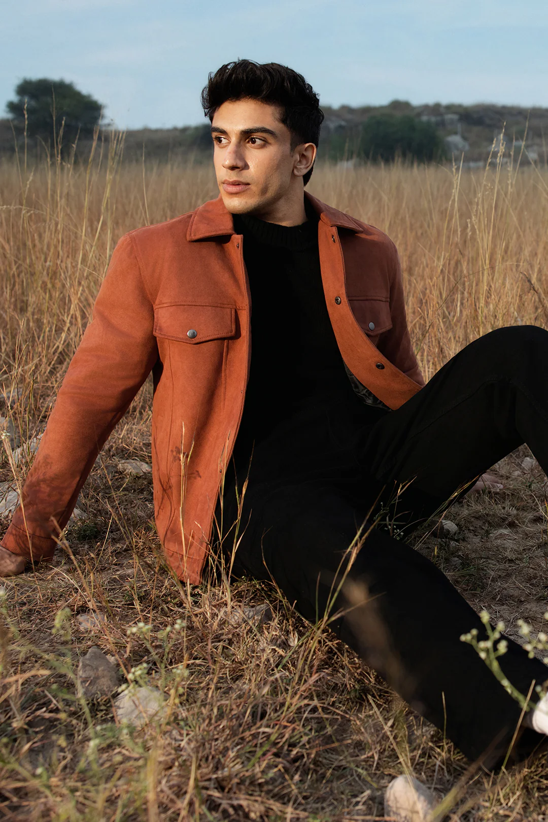 Faux Suede Jacket - 5007 - Image 7