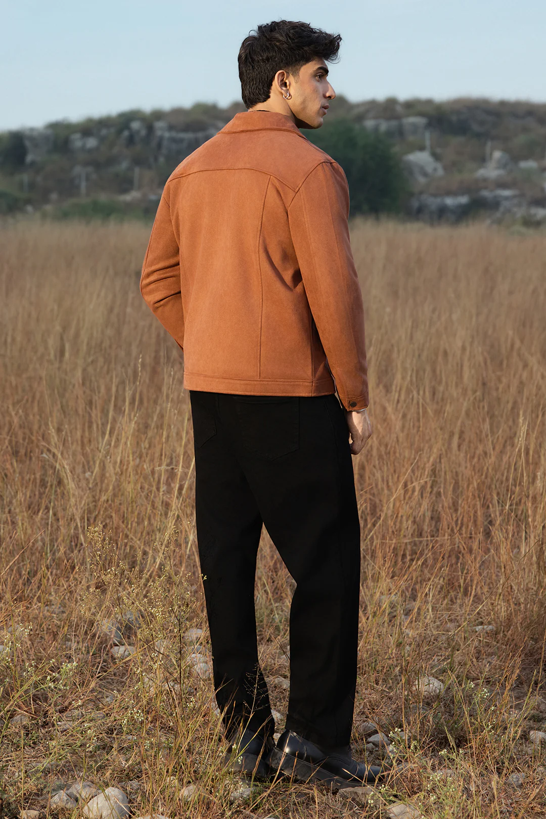 Faux Suede Jacket - 5007 - Image 8