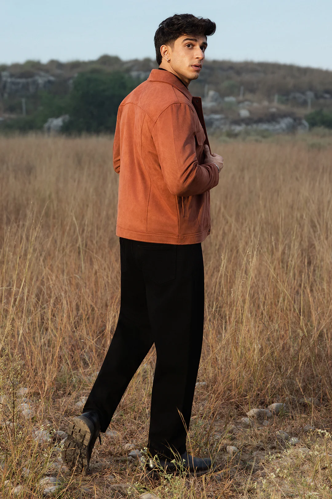 Faux Suede Jacket - 5007 - Image 9