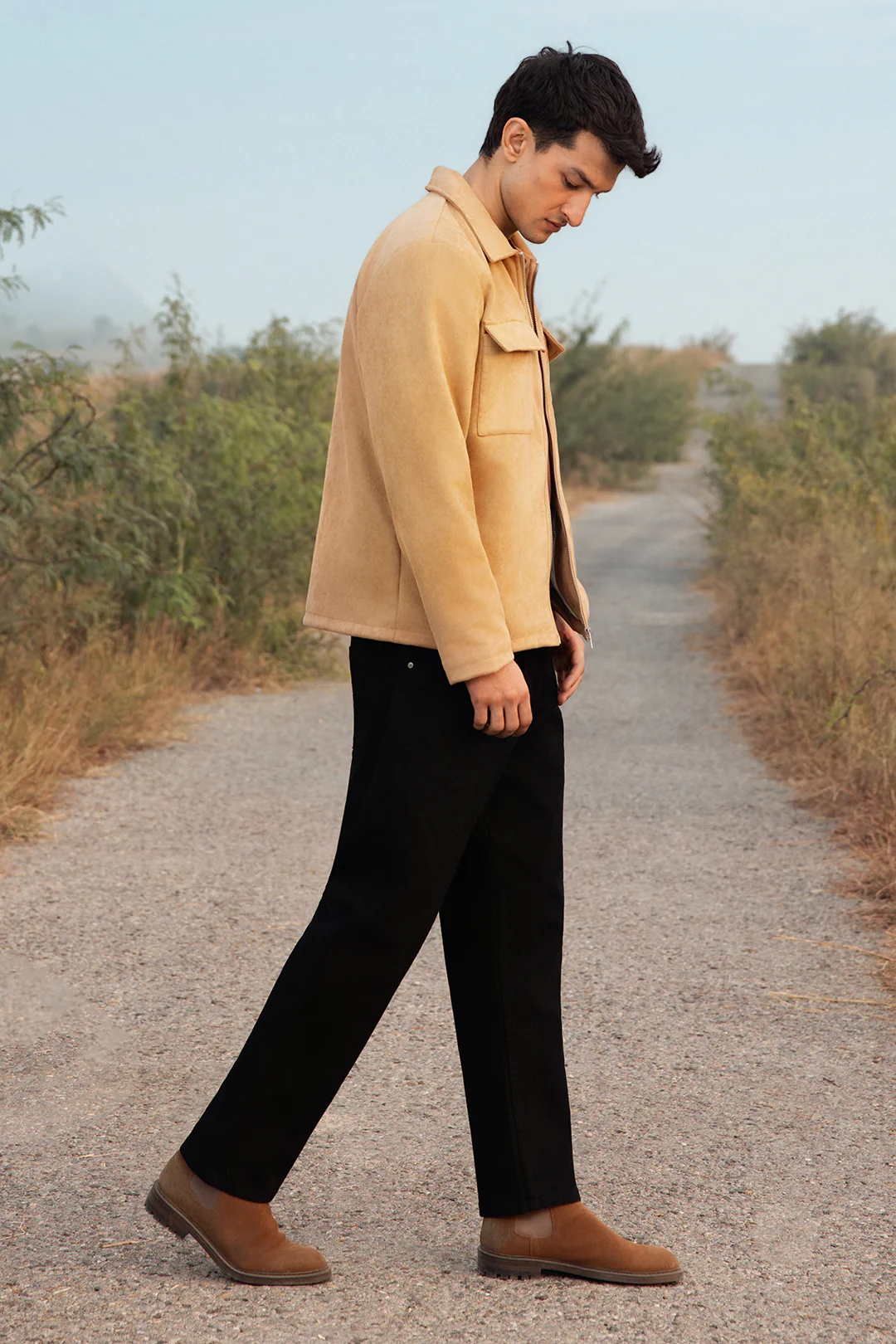 Faux Suede Jacket - 5008 - Image 6
