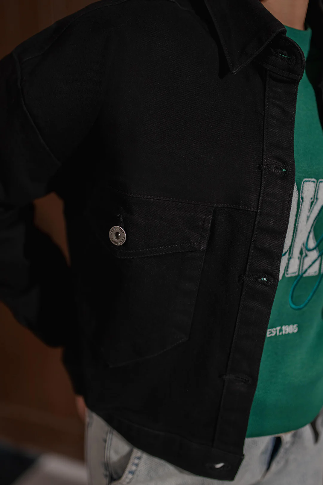 Denim Jacket - E001 - Image 8