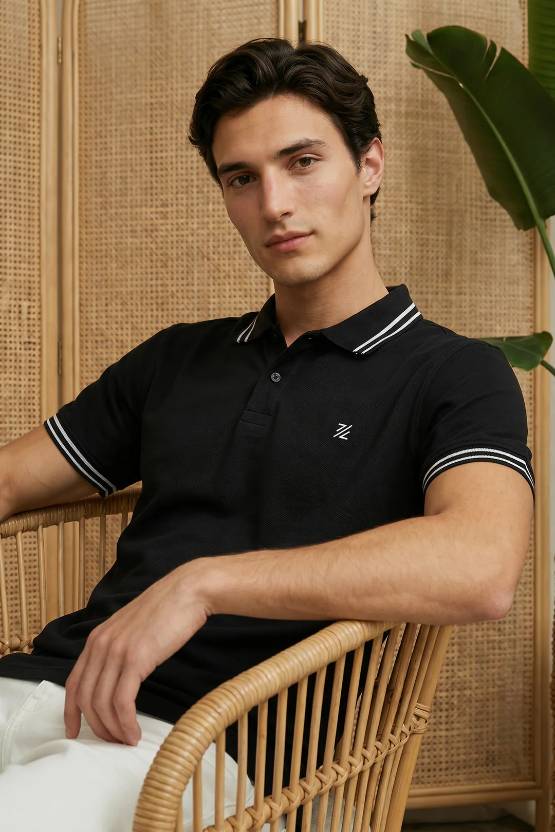 Jacquard Polo - 6001 - Image 3